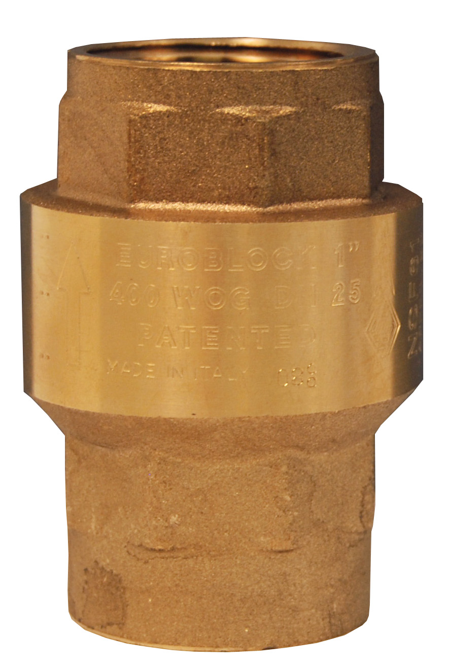 SPRING-LOADED CHECK VALVE
